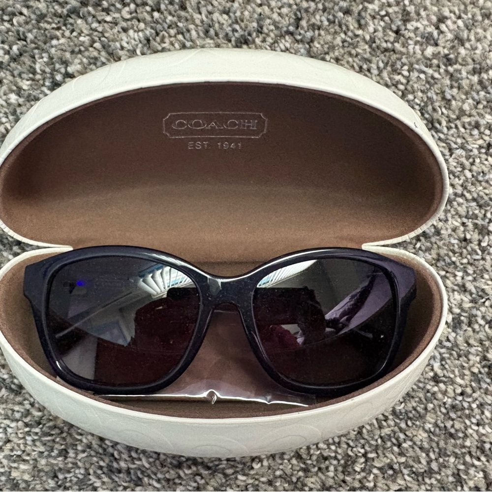 Coach  Navy Sunglasses